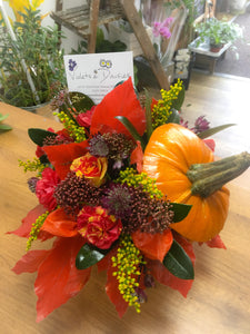 Halloween Pumpkin Flower Workshop 29th October